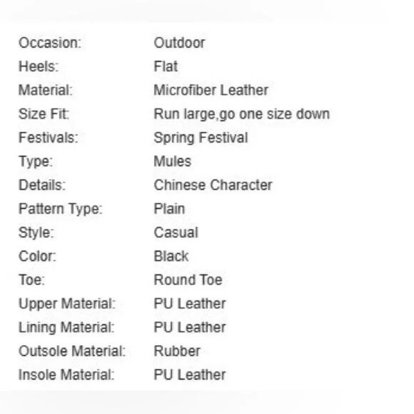 SHEIN Women Wide Fit Metal Decor Flat Mules - 9 - Picture 7 of 7